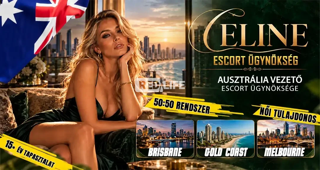 Luxus escort munka Ausztráliában hetente 15 ezer dollár feletti keresettel a Celine Escort Agency csapatával
